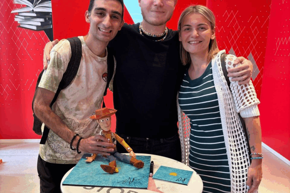 Noi insieme ad Andrea De Filippi, in arte Alfa. Cantautore genovese classe 2000.