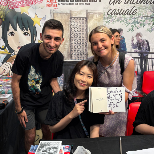Noi insieme a LonLon, bravissima autrice di Taiwan