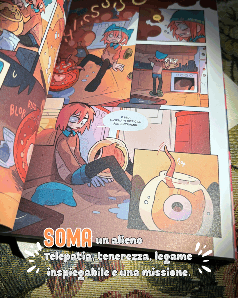 Soma, un alieno. Telepatia, tenerezza, legame inspiegabile e una missione.