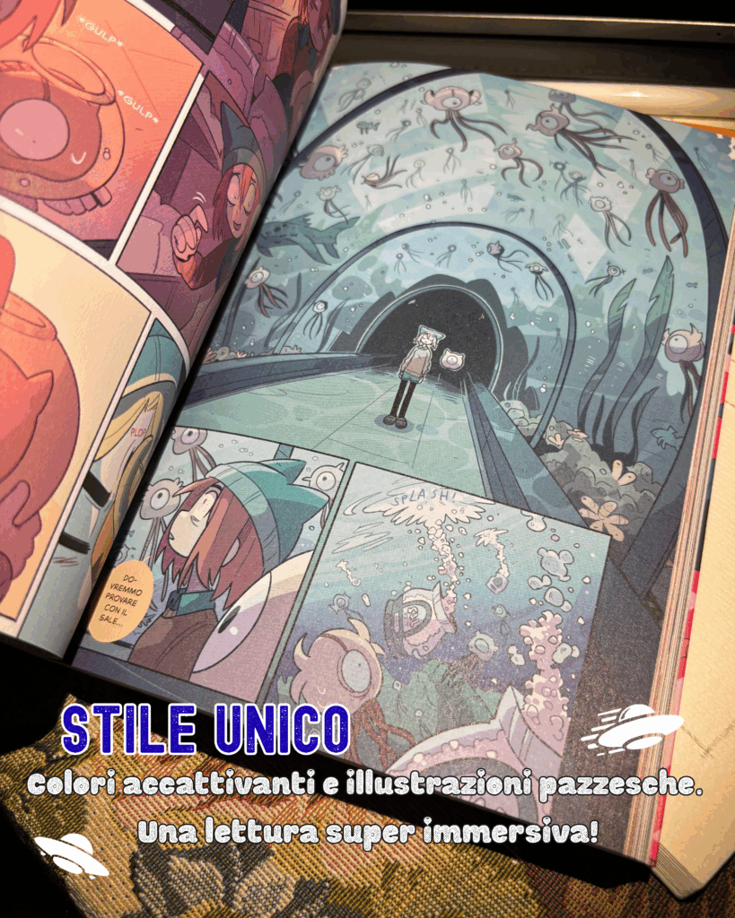 Stile Unico di Soma: Colori accattivanti e illustrazioni pazzesche. Una lettura super immersiva. 
